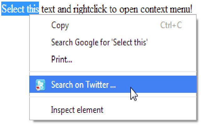 Search on Twitter button (by CE-SA.org)的使用截图[1]