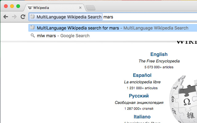 MultiLanguage Wikipedia Search的使用截图[2]