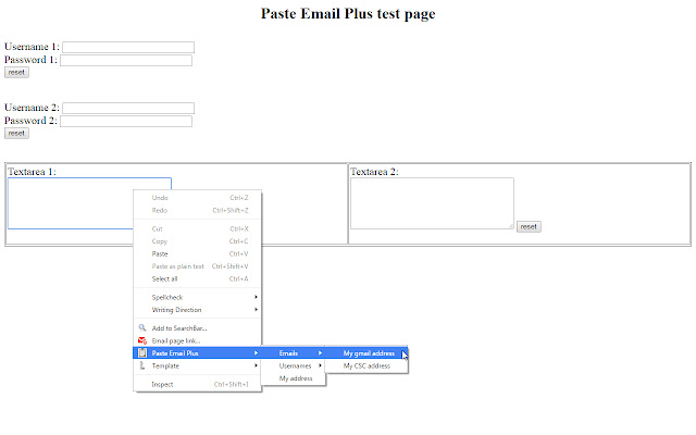 Paste Email Plus for Chrome的使用截图[1]