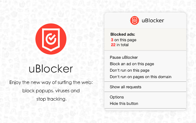 uBlocker - Ad Block Tool for Chrome的使用截图[2]