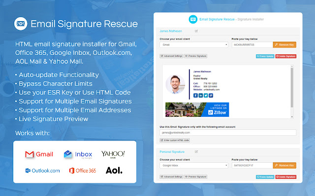 Email Signature Rescue的使用截图[1]