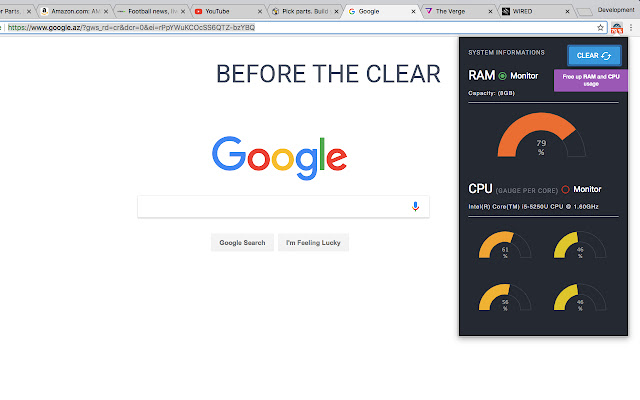 Monitor and Clean system's CPU / RAM usage的使用截图[4]