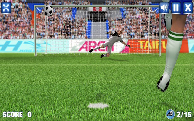Penalty Kick - Soccer Game的使用截图[4]