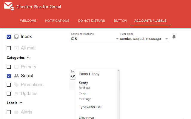 Checker Plus for Gmail™的使用截图[4]