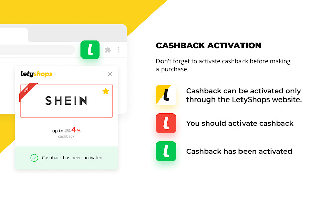 Cashback service LetyShops：现金返还的使用截图[3]