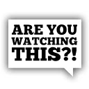 Are You Watching This?!